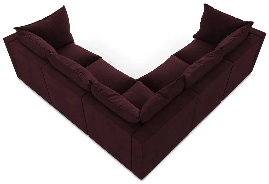 Colțar burgundy Manao – Makamii