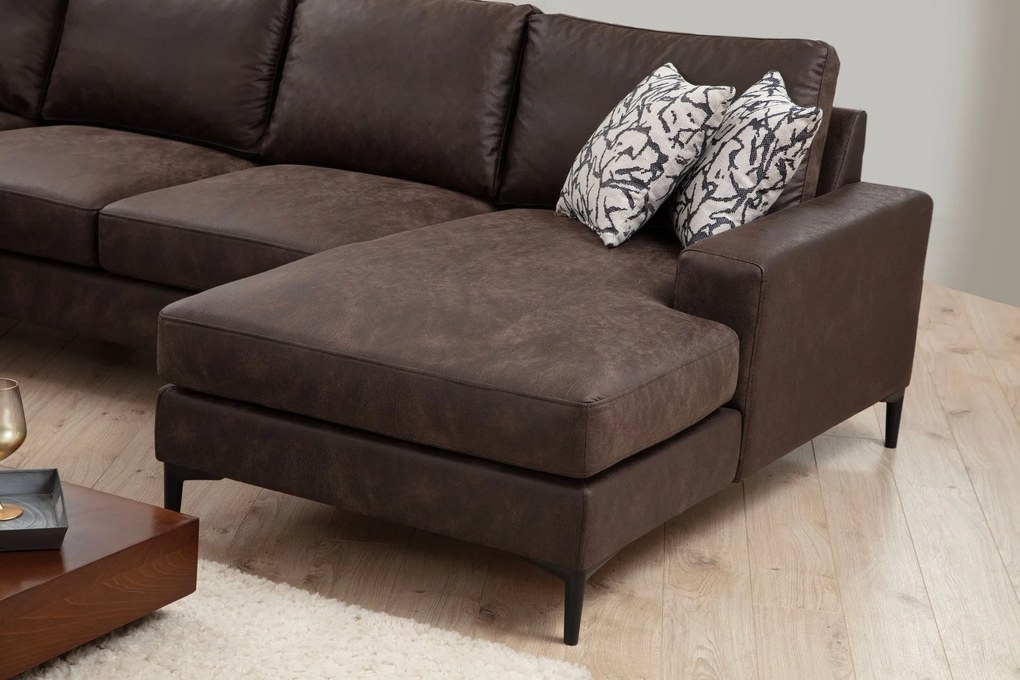 Canapea de colț Porto Corner (EOT-C-02-CHL) - Brown