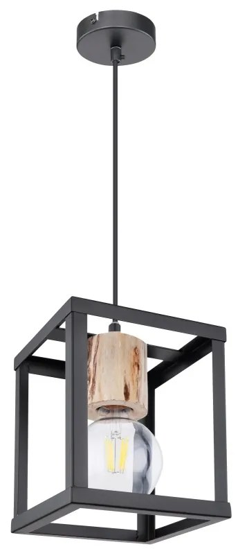 Pendul design modern HAGAR negru 15476H GL