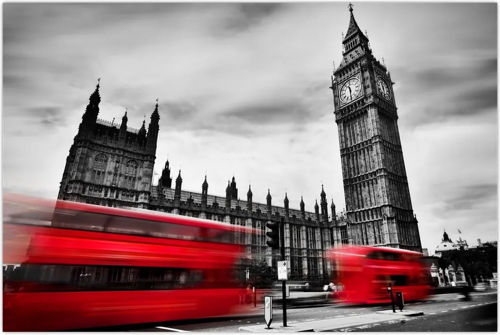 Tablou - Houses of Parliament din Londra (90x60 cm)