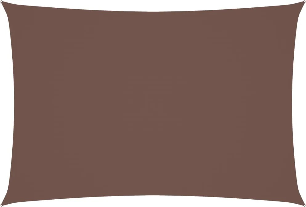 vidaXL Parasolar, maro, 3x5 m, țesătură oxford, dreptunghiular