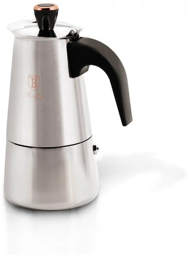 Espressor cafea pentru aragaz (Cafetiera) 6 cesti Moonlight Collection BerlingerHaus BH 6767