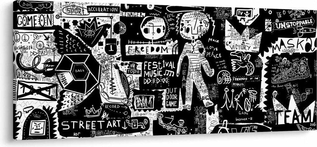 Tablou - Graffiti (120x50 cm)