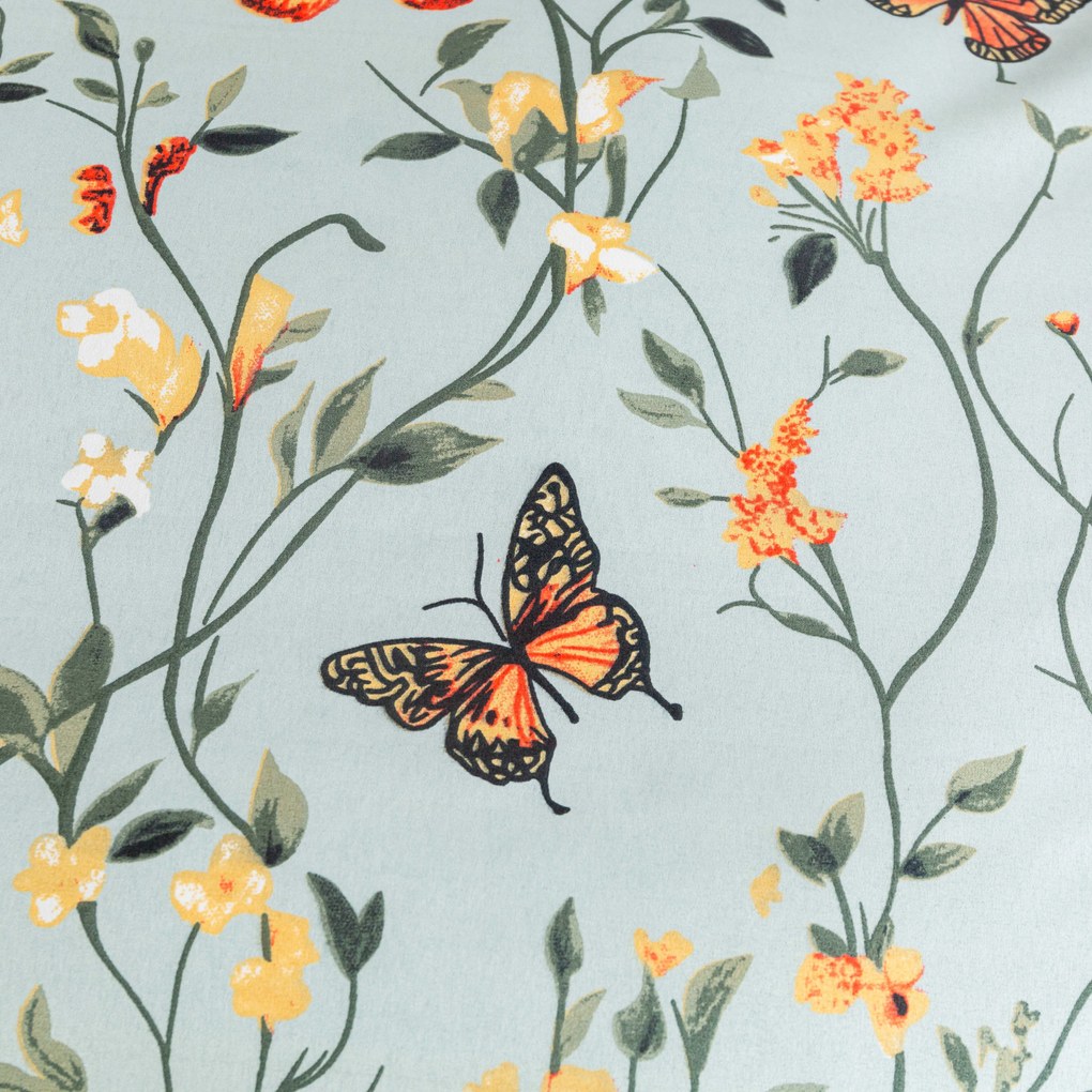 Fata de perna din microfibra MONARCH WINGS 50x70 cm, albastru deschis