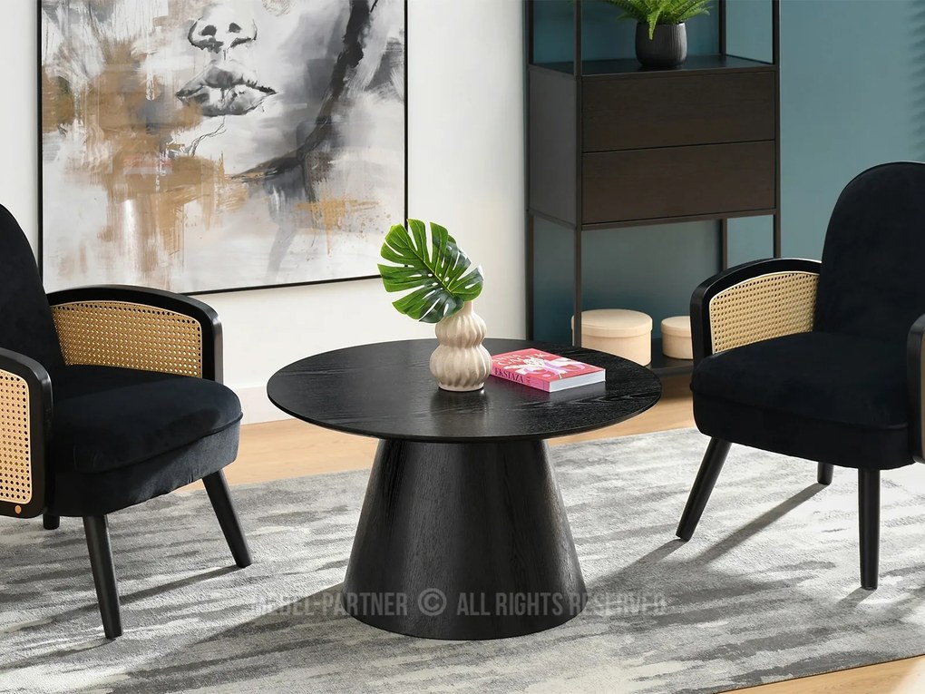Măsuță de cafea Otava 80 (lemn negru + lemn negru). 1111680