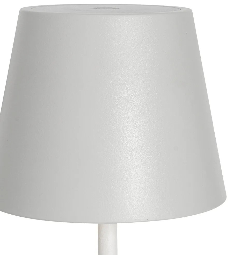 Set de 2 lămpi de masă albe cu dimmer și reîncărcabile - Murdock