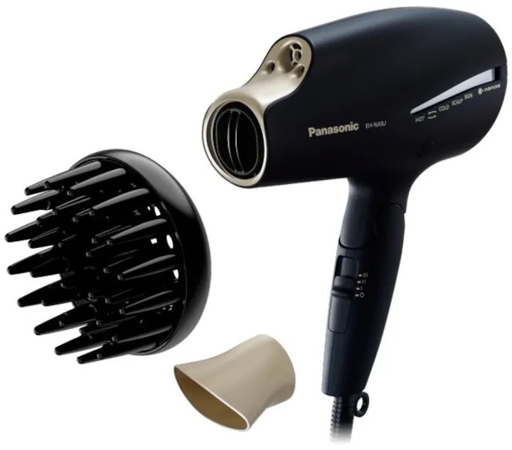 Uscator de par Panasonic EH-NA9J-K825 Nanoe Hair Dryer, 3 Speed Settings, 4 Temperature Settings, 1800 W, Black/Gold 190 din 403