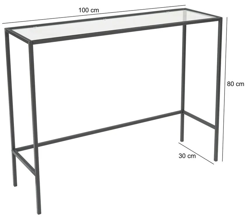 Tabelul decorativ Canvas negru
