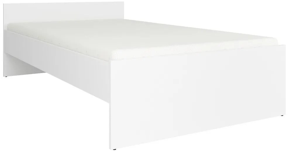 Pat de o persoană 120 cm Nepo Plus 10 (alb) . 1098316