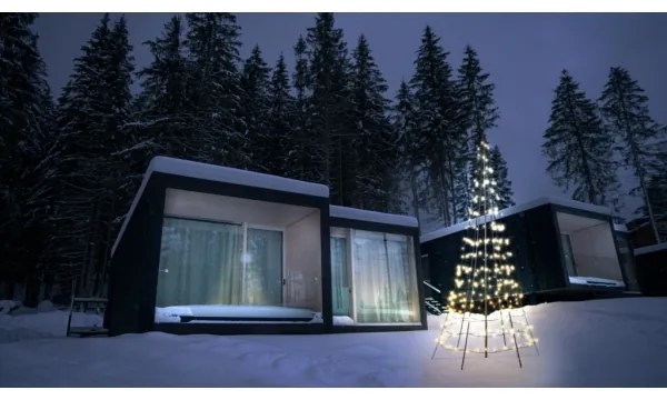 Twinkly TWP300SPP-BEU LED RGBW brad de Crăciun exterior 300 LED 2m IP44 Wi-Fi