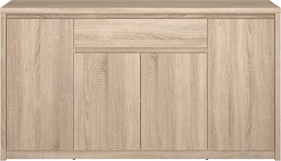 Comodă TYP 11, PAL melaminat, stejar sonoma, NORTY