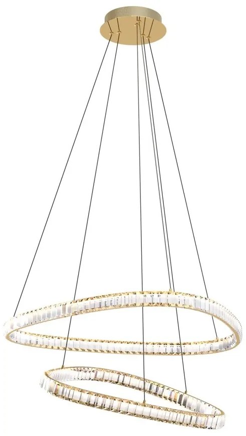 Lustra suspendata LED CCT si telecomanda ATHESA