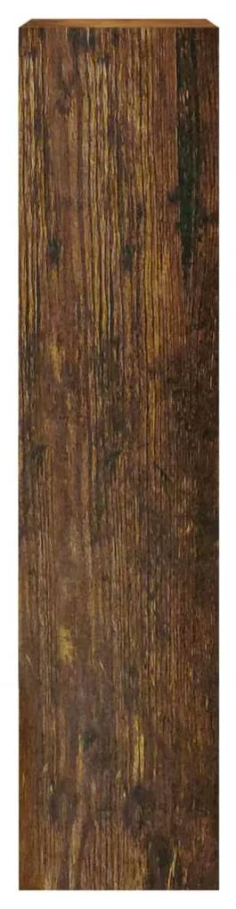 Pantofar, stejar fumuriu, 63x24x103 cm, lemn compozit