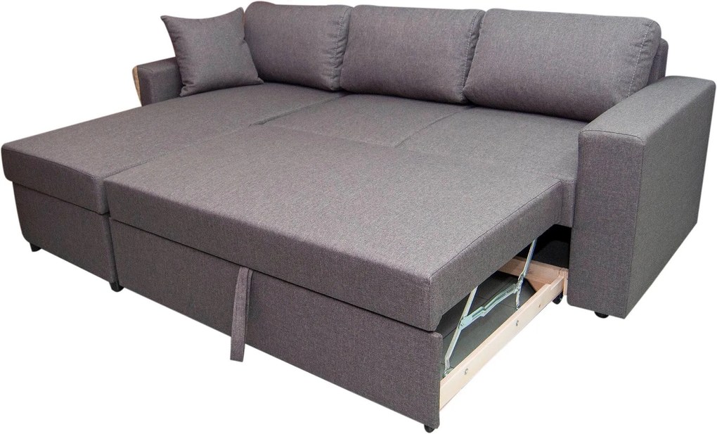 Coltar extensibil Manzoni montaj Stanga 230x160x90 cm Gri