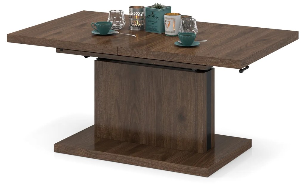 Mazzoni ASTON Nuc Elegant - MĂSUȚĂ EXTENSIBILĂ MODERNĂ MĂSUȚĂ DE CAFEA