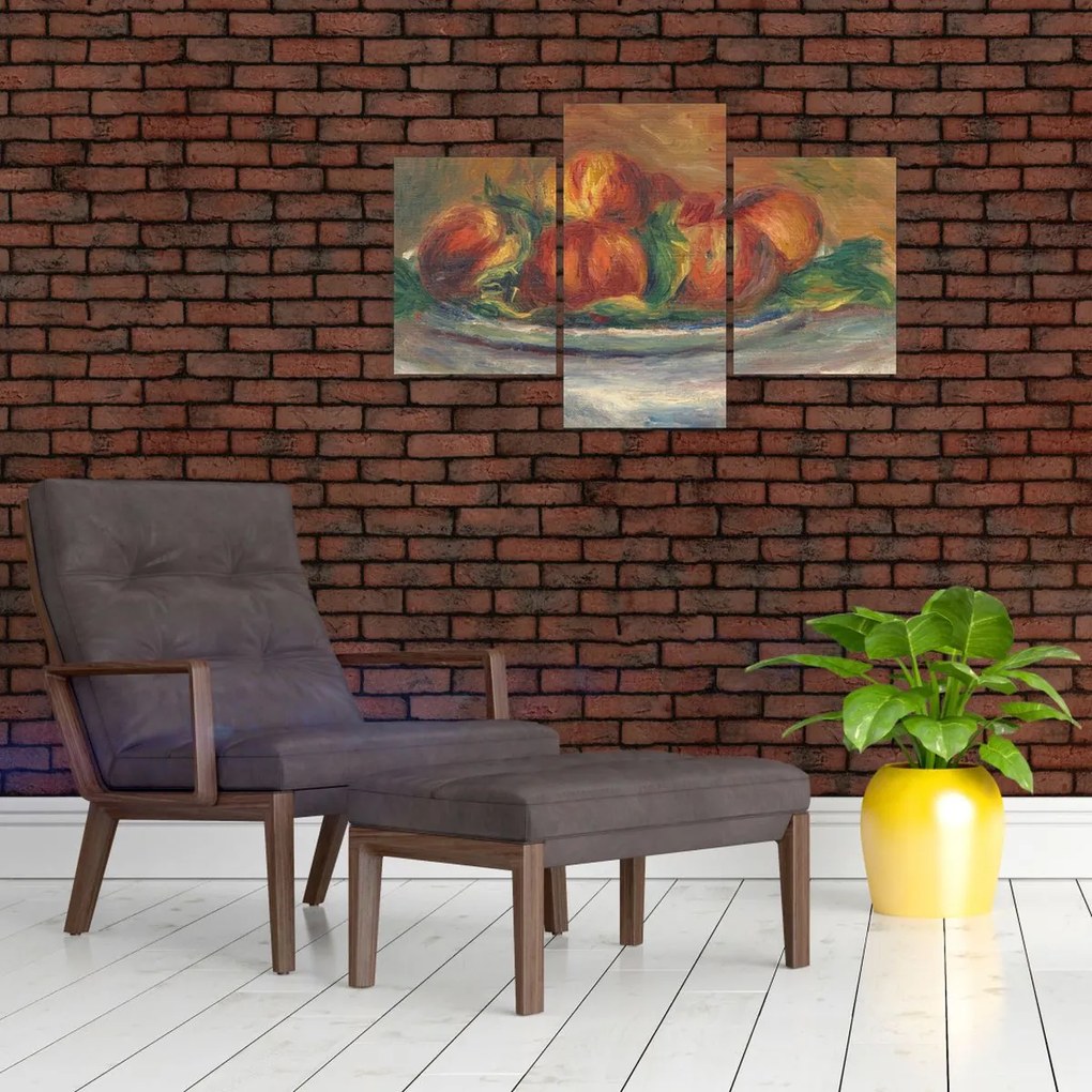 Tablou - Auguste Renoir, Peaches on a Plate, reproducere (90x60 cm)