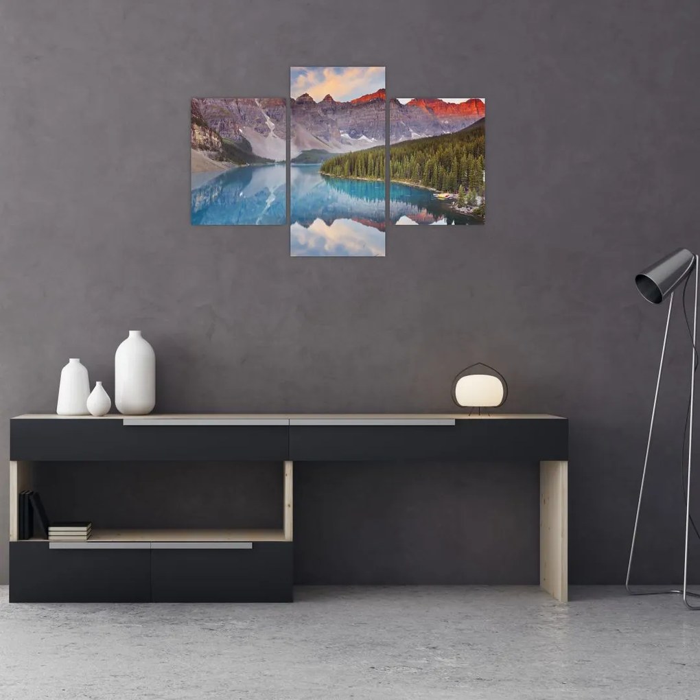 Tablou - Peisaj montan din Canada (90x60 cm)