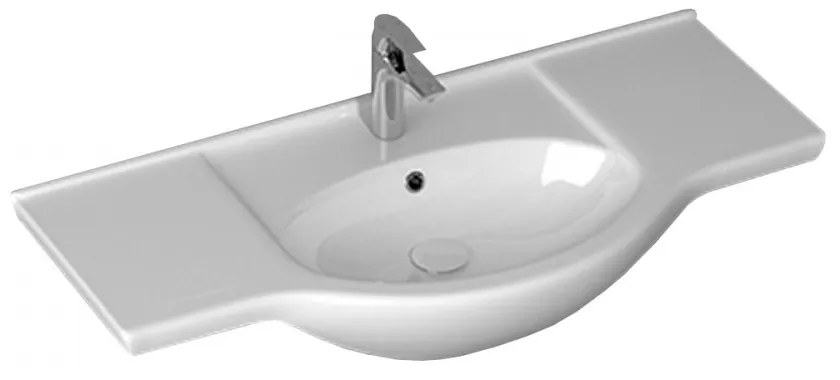 Lavoar ceramic cu aripi V105 105x50 cm