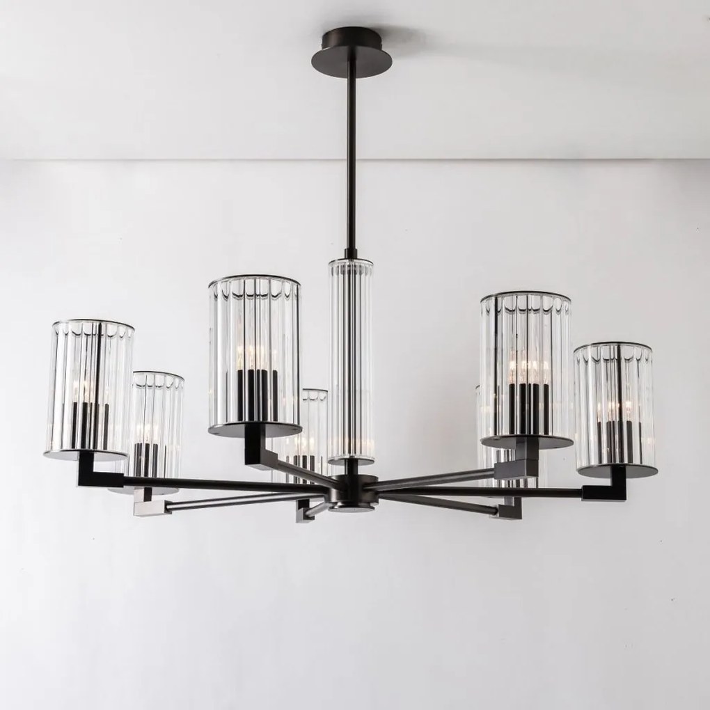 Candelabru design modern ARIA titan periat
