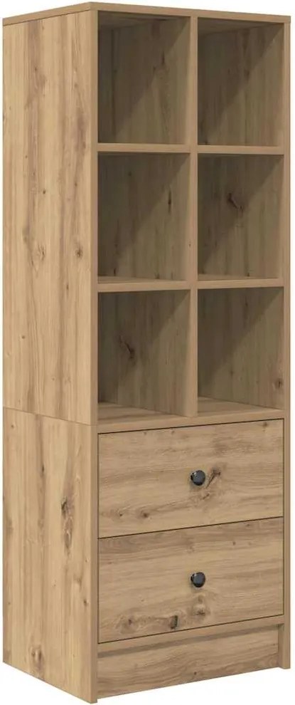 vidaXL Bufet cu sertar Stejar Artizanal 45,5 x 34 x 127 cm