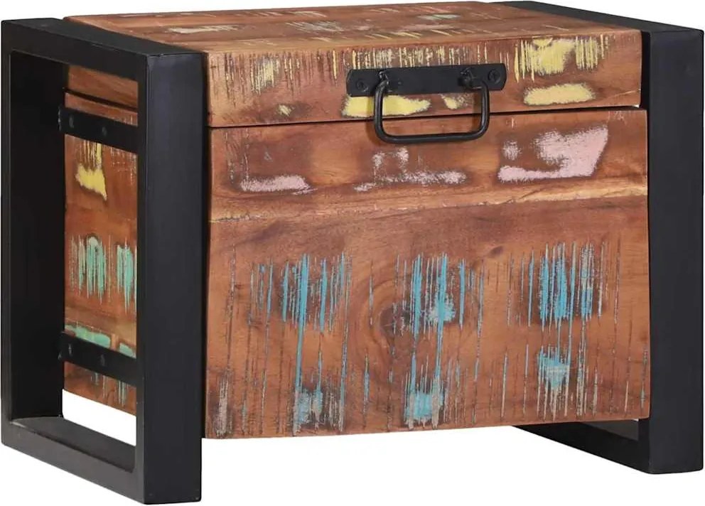 vidaXL Cufere de Depozitare 40 x 30 x 30 cm Lemn masiv recuperat