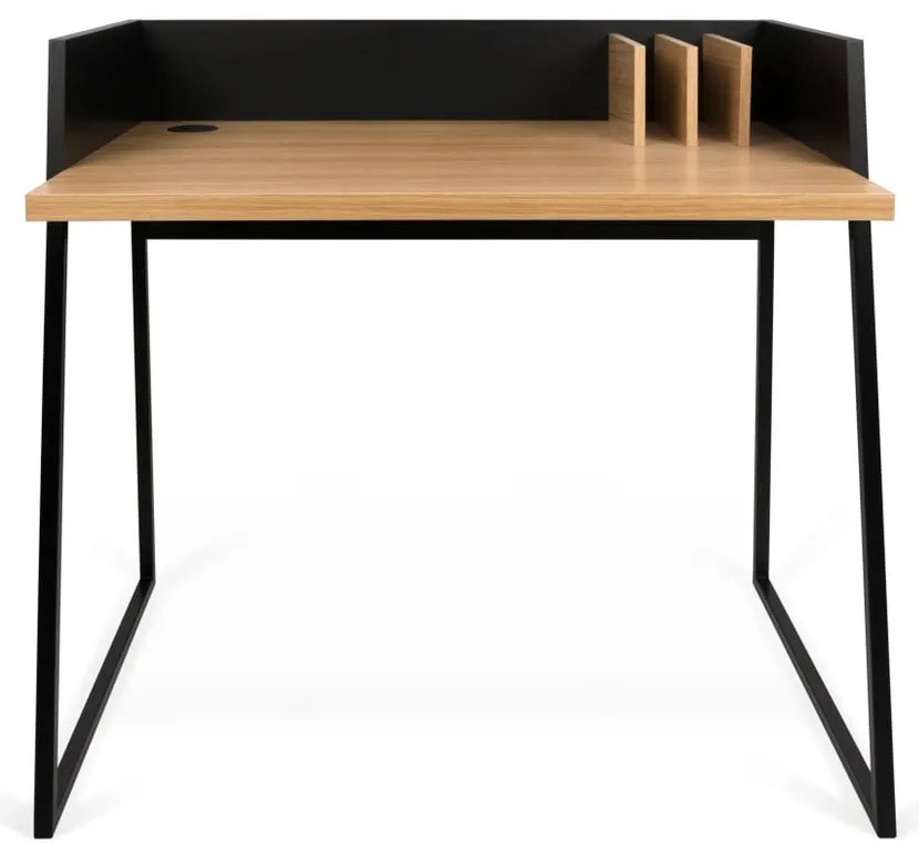 Birou TemaHome Volga Oak, negru