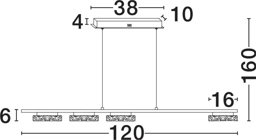 Lustra LED suspendata FLOSSIE