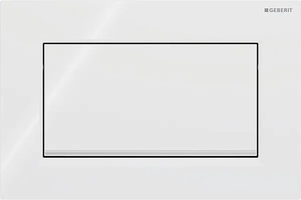Placă de acționare Geberit Sigma30 115.893.KJ.1 24,6x16,4 cm alb/crom lucios