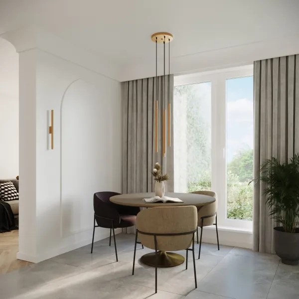 Aplică Sollux SL.1179 PASTELO 2xG9/8W/230V auriu