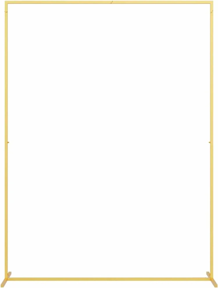 vidaXL Arc de nuntă Auriu 150 x 49,5 x 200 cm Oțel