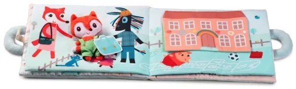 Carte textilă Bună dimineața, vulpe Alice Lilliputiens