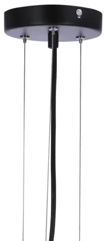 Lustră pe cablu CALDERA 3xE27/60W/230V negru