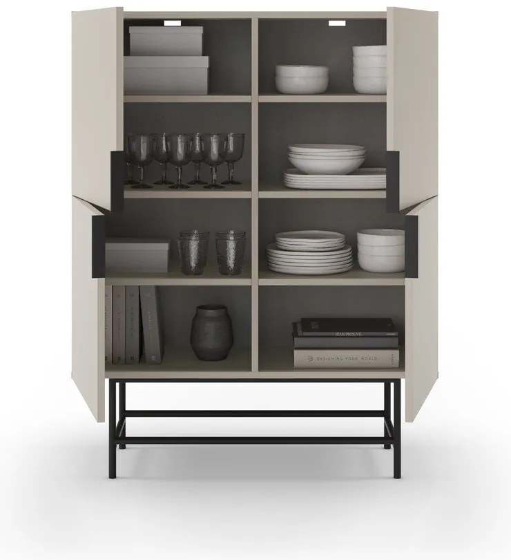 Dulap crem 100x128 cm Eldia – Marckeric