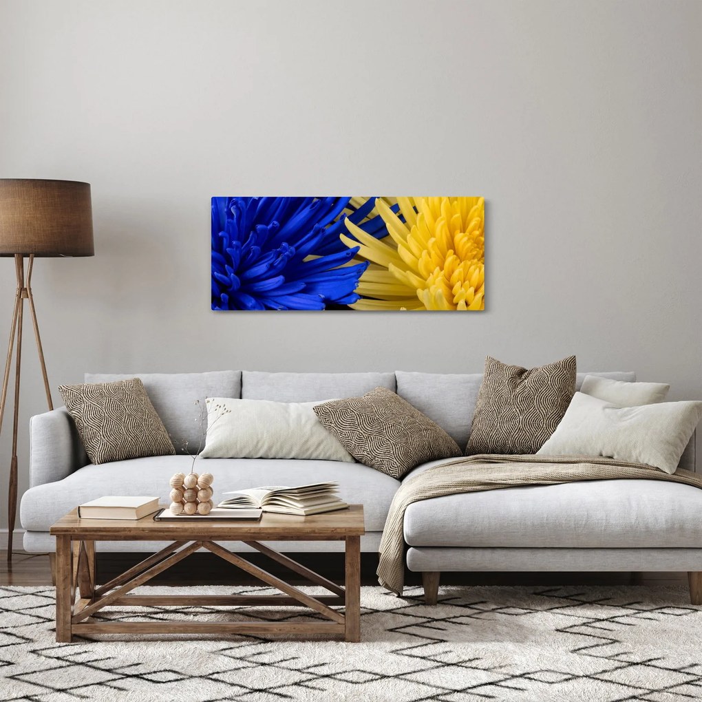 Tablou - detaliu florilor (120x50 cm)