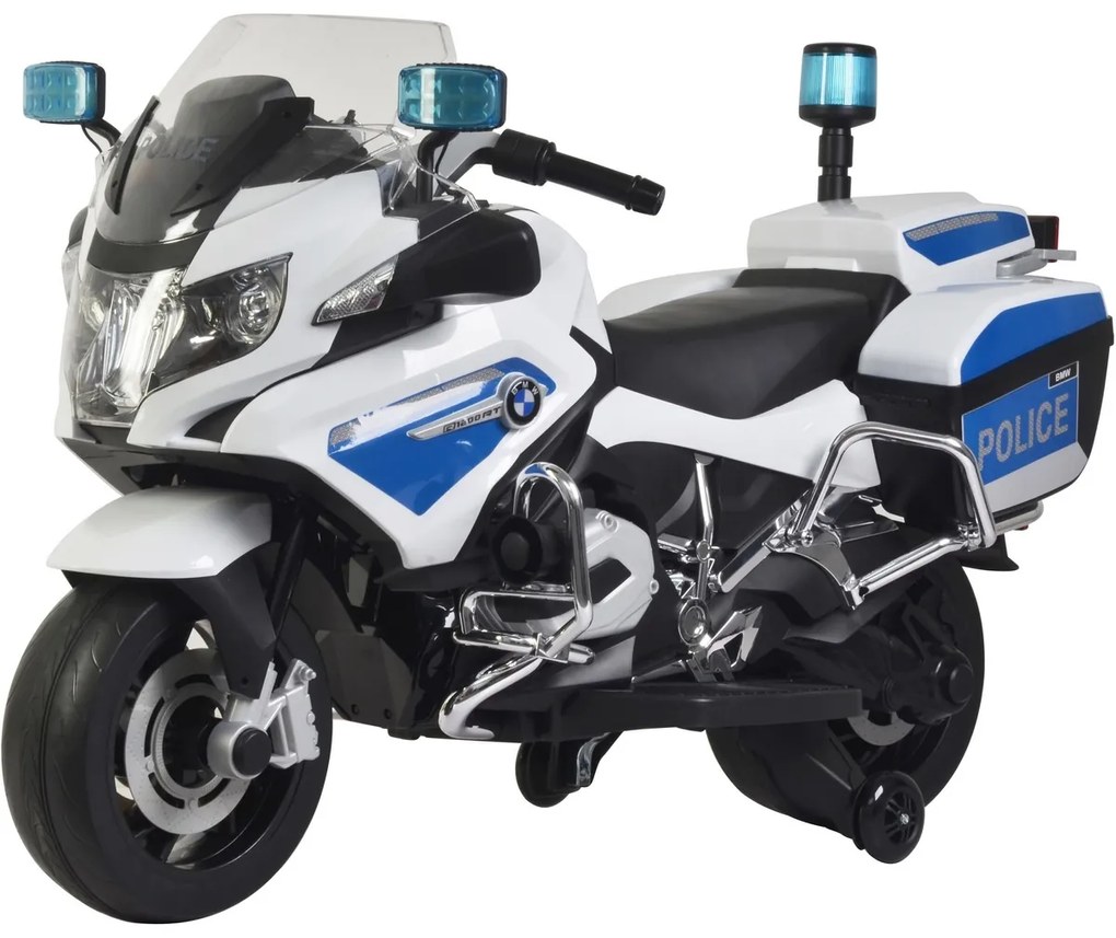 Buddy Toys BEC 6020 Motocicletă electrică BMWK1200, albă