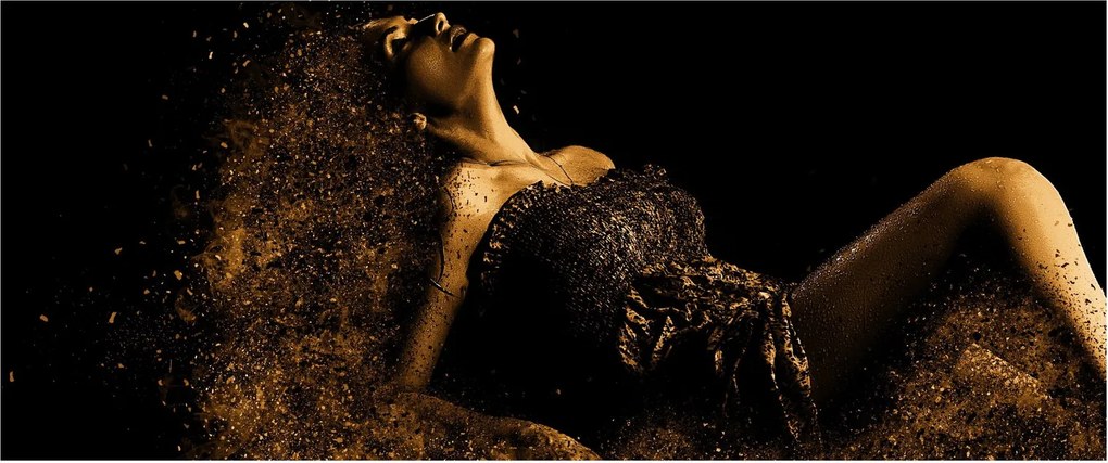 Tablou - Femeia din aur (120x50 cm)