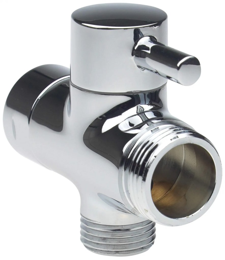 Comutator de dus, pentru coloane de dus, 2 functii, crom Deante