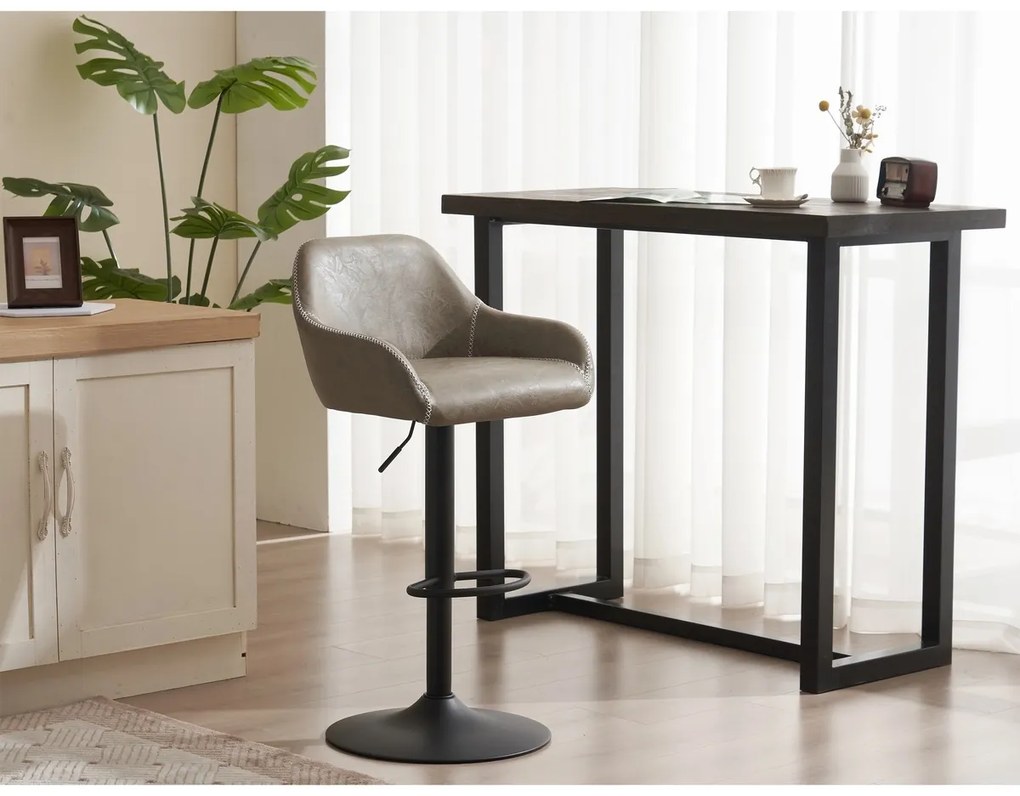 Set de scaune de bar B-716 GREY3, 2 buc