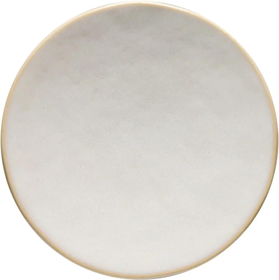 Platou din gresie ceramică Costa Nova Roda, ⌀ 19 cm, alb