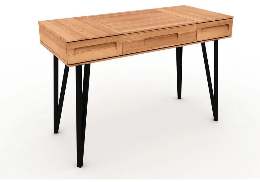 Masă de toaletă din lemn de fag 120x53 cm Golo - The Beds