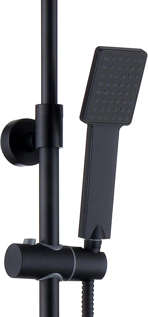 Coloană Duș cu Afisaj MCD, Inox Negru Model SJG/002 – Design Modern și Funcțional pentru Baia Ta