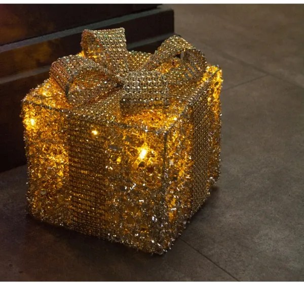 Decorațiune LED de Crăciun Retlux LED/2xAA cadou