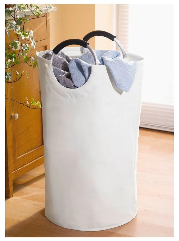 Coș de gunoi alb de reciclat din material textil 69 l Jumbo – Wenko