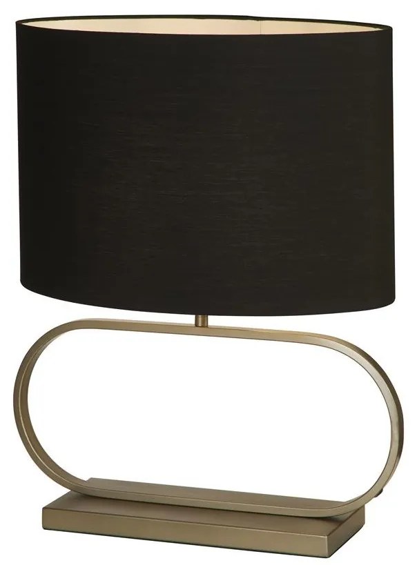 Veioza/Lampa de masa decorativa Sleek bronz/negru