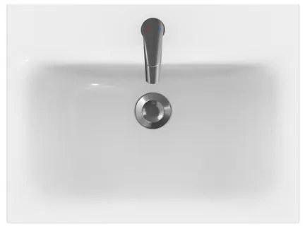 Cersanit S801-223-DSM - Corp de baie suspendat cu lavoar MODUO, alb lucios