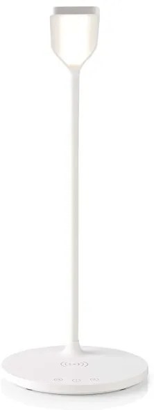 Lampă dimabilă cu funcție de încărcare fără fir Nedis LTLGQ4M2WT Qi LED/5,5W/230V 2700-6500K