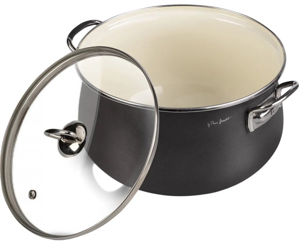 Cratiță emailată Lamart LT1281 Hard 24 cm, 6 l