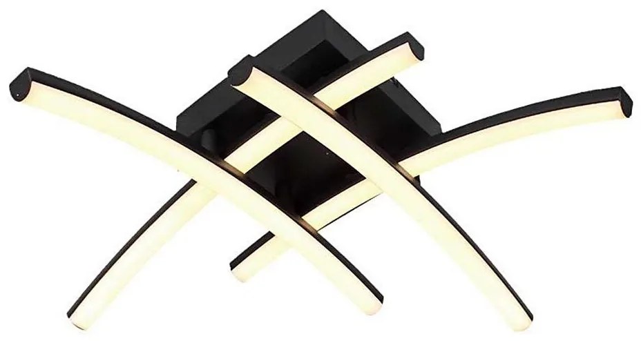 Plafonieră LED/24W/230V 3000K negru