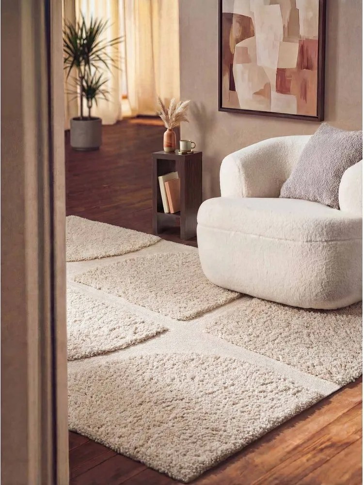 Covor crem țesut manual 80x150 cm Lambeth Jasper – Ted Baker