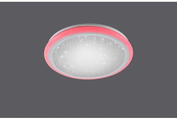 Plafonieră LED RGB dimabilă LUISA LED/28W/230V Leuchten Direkt 15220-16 + telecomandă